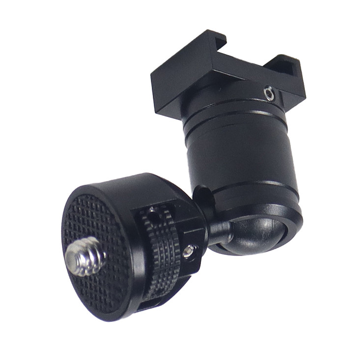 CNC Aluminum Alloy Anti-reverse screw Positioning Adjustable Direct Rotation 1/4 screw 1/4--20 Screw Hole Photography Accessories