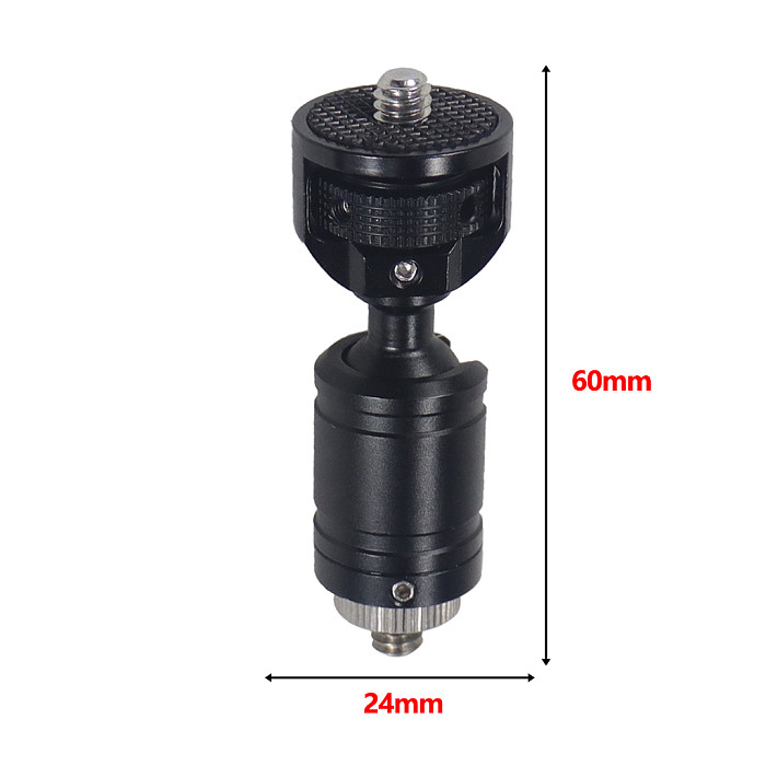 CNC Aluminum Anti-reverse screw Positioning Adjustable Direct Rotation 1/4 screw 1/4--20 Screw Hole Photography Accessories