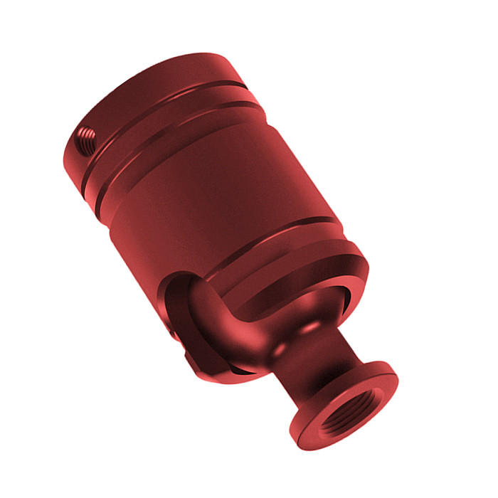 CNC Aluminum Anti-reverse screw Positioning Adjustable Direct Rotation 1/4 screw D4.0~D6.35mm Photography Accessories
