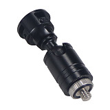 CNC Aluminum Anti-reverse screw Positioning Adjustable Direct Rotation 1/4 screw 1/4--20 Screw Hole Photography Accessories