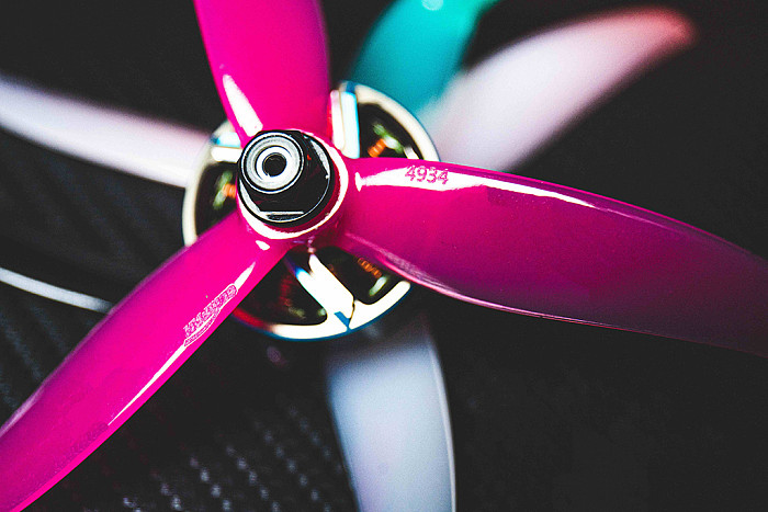 2 Pairs GEMFAN  4934 3Blade Propellers PC Material For FPV  Traversing Machine Drone