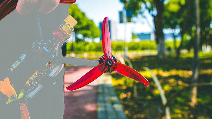 GEMFAN 5136 2 CCW 2 CW 3Blade Propeller PC Material For FPV Crossing Machine Drone