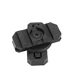 19mm Tactical Helmet Side Rail Mount Adapter Military 360 Degree Guide Rotation for Airsoft Fast Helmet Rail Hunting Accessories