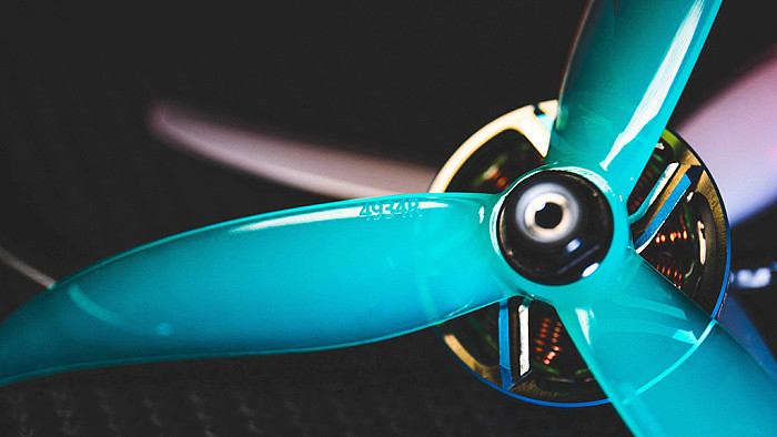 2 Pairs GEMFAN  4934 3Blade Propellers PC Material For FPV  Traversing Machine Drone