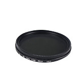 Dynamic ND2-400 Filter 55MM Slim Fader Variable ND Lens Filter Adjustable ND2 to ND400 Neutral Density
