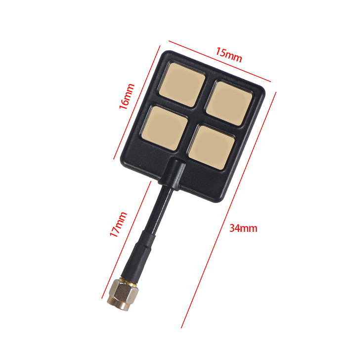 5.8G 14DBI High Gain Flat FPV Antenna Receiver Inner Hole Rp-smaRC For UAV Aircraft Accessories