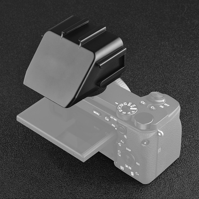 Plastic Vlog Camera Flip Screen with 3 Cold Shoe Mount for Sony A6500/6300 for Fuji XT20/30 for Canon for Nikon SLR Accessories