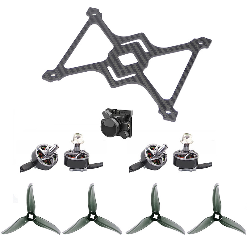 Xy-3 3.5inch Through Machine Frame 3520 3-blades Propellers 1507 Motor 1200TVL Camera DIY RC DRONE Accessories