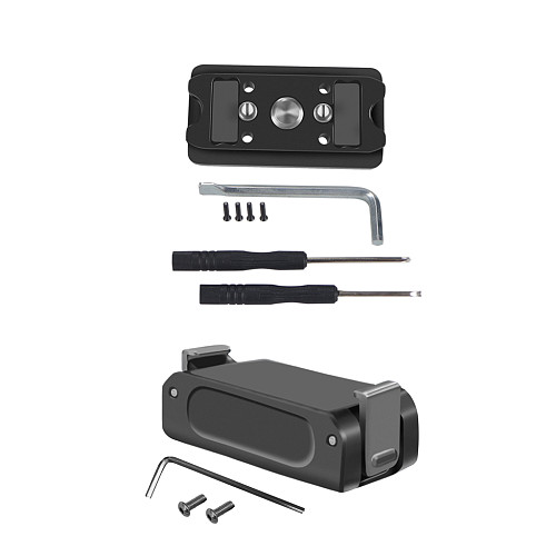 For DJI OSMO 360 Action 5pro15mm CNC M3 Tripod Head Adapter 1/4  Mount Aluminum Alloy Fixed Seat Mount for GOPRO10/9/8/MAX
