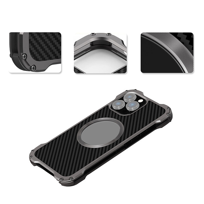 Metal Carbon Fiber Pattern  Phone Case for Iphone 13 /Iphone 13 pro/Iphone 13 pro max