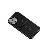 Lens All-Inclusive Anti-Fingerprint Scrub Case Metal Back Phone Case For iPhone 13
