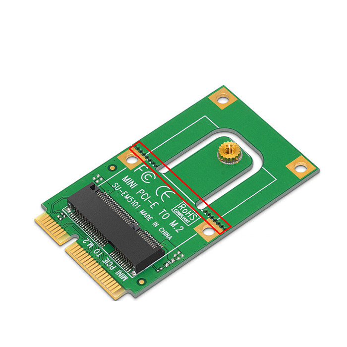 NGFF M.2 to MINI PCI-E adapter card mini pci-e to m.2 wireless module conversion card EM5101 EM5101