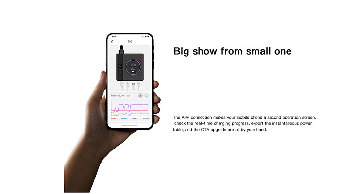 ISDT POWER 200 AC100~240V 200W Wireless Multi Quick Protocol Independent Channel Charging APP Connection For Iphone 13