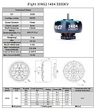 (iFlight) XING2 1404 Motor 3000kv/3800kv/4600kv 4S For FPV Drone