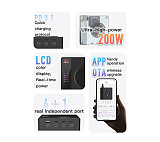ISDT POWER 200 AC100~240V 200W Wireless Multi Quick Protocol Independent Channel Charging APP Connection For Iphone 13
