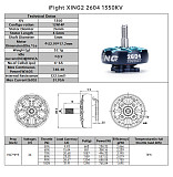 iFlight  XING2 2604 4S 6S  1350KV/1650KV Brushless Motor For FPV Drone