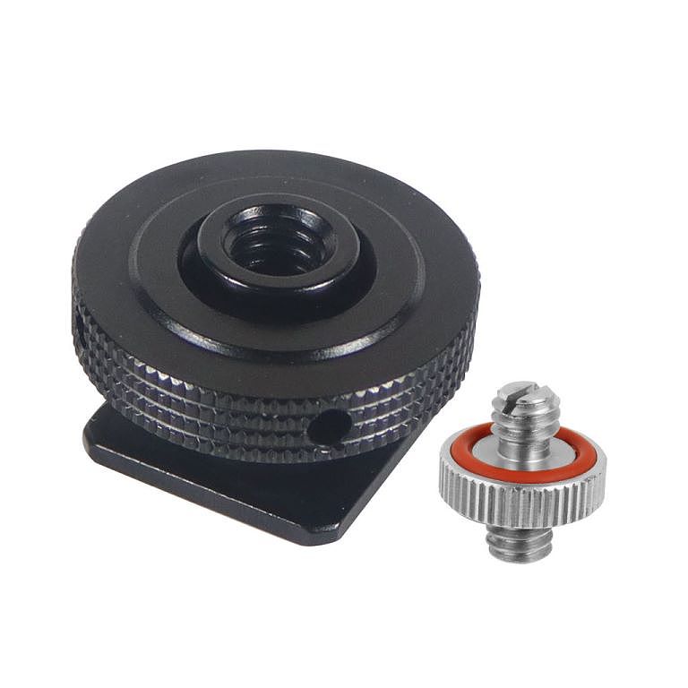 Cold shoe seat Hot shoe adapter 1/4 screw hole expansion accessories for GOPRO10 SLR Sony A7C Fuji XT4 Dajiang ACTION2