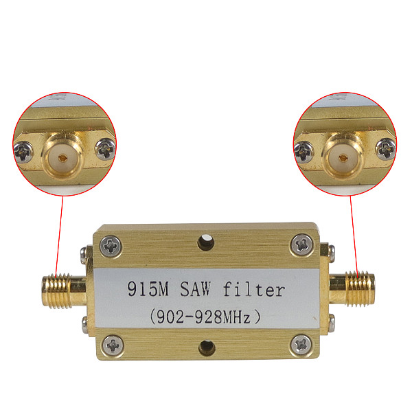 915M Bandpass SAW Filter SMA Interface RFID Remote Control IoT Helium Mining Machine Special Filter