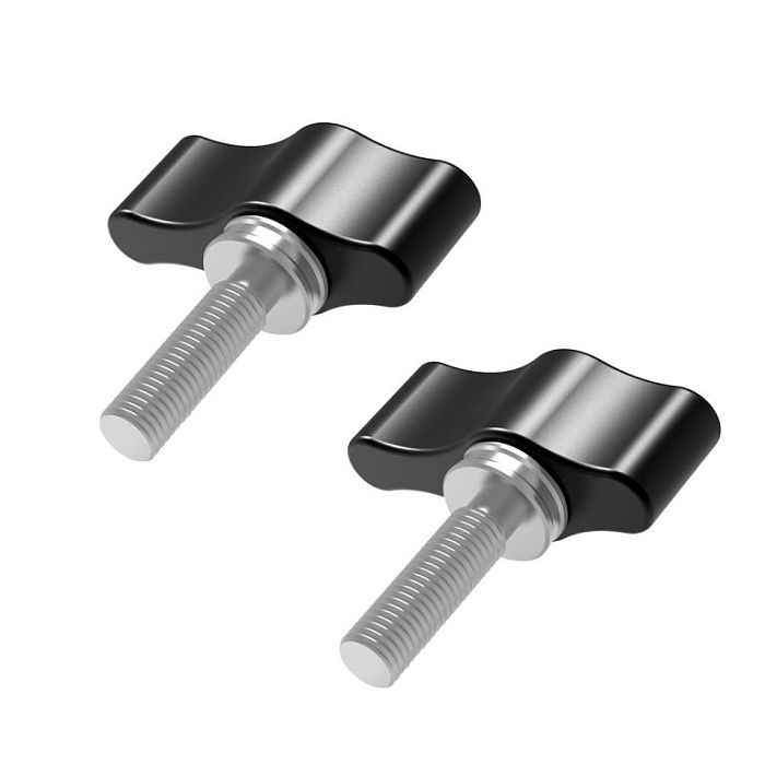 2xHandle Adjustable M5 17mm Screw Knob Tighten Manual Wrench Lock Adapter for GoPro Insta360 Action Camera for DSLR Camera Cage