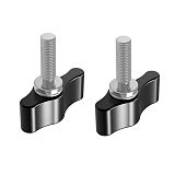 2xHandle Adjustable M5 17mm Screw Knob Tighten Manual Wrench Lock Adapter for GoPro Insta360 Action Camera for DSLR Camera Cage