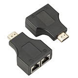 HDMI-compatible Extender Extension up to 30m Over CAT5e / 6 UTP LAN Ethernet Cable Dual RJ45 Ports LAN Network