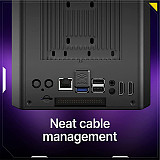 Pi NAS Case 4-BAY SATA HDD SDD Enclosure Network Attached Storage RTC Aluminum Alloy 3.5inch HDD Case for Raspberry Pi 4 Model B
