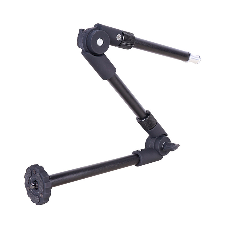 360° Swivel 3-Section Aluminium Alloy Articulated Magic Arm with 1/4 Screw for DSLR Camera Flash Fill Lights Smartphone Holder