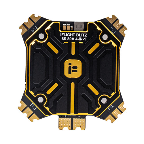 (Out Of Stock) IFlight BLITZ E80 PRO BLHELI32 80A 4in1 ESC 2-8S LIPO 35X35mm for RC Multirotor X-CALSS Cinelifter Drones Taurus X8 Accessory