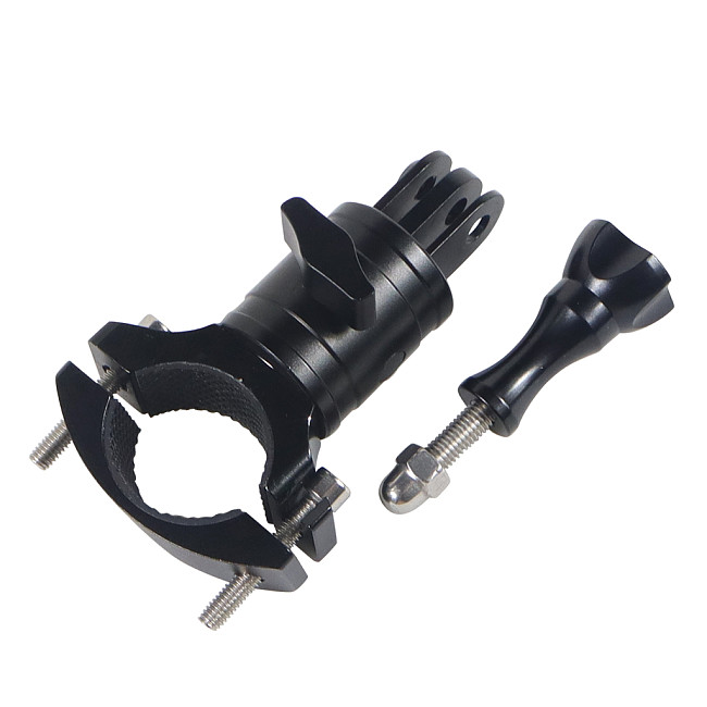 Motorcycle Handlebar Mount Clip D30 Tube Clamp Anti-loose Knob Lock for GoPro 10 9 Xiaoyi 4K Action Camera Mobile Helmet Bracket
