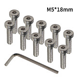 10PCS For GOPRO Screws M5*18 Stainless Steel 304 Material For Screw Hole Accessories With M5 360 Motion Camera Accessoriesss Steel 304 Material For Screw Hole Accessories With M5 360 Motion Camera Accessories