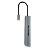 Docking Station HDMI-compatible USB C Adapter USB 3.0 SD/TF VGA RJ45 PD for Macbook Pro USB Type C HUB Docking USBC 4K Splitter