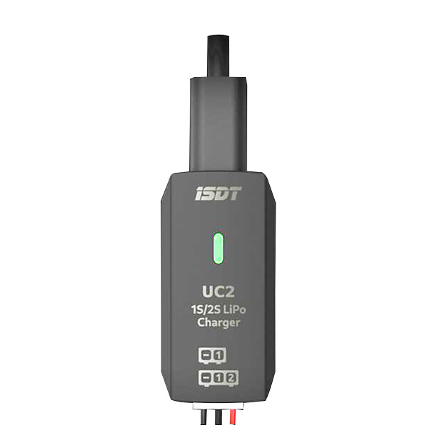 ISDT UC2 1S-2S LiPo Smart Battery Charger USB XH 2.54 Direct Charge