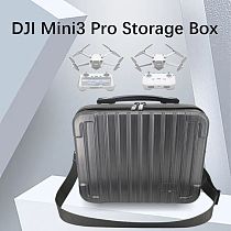 DJI - Mini 3 PRO Portable Storage Case for DJI MINI3 PRO Brushed Silver PC Hard Shell Suitcase