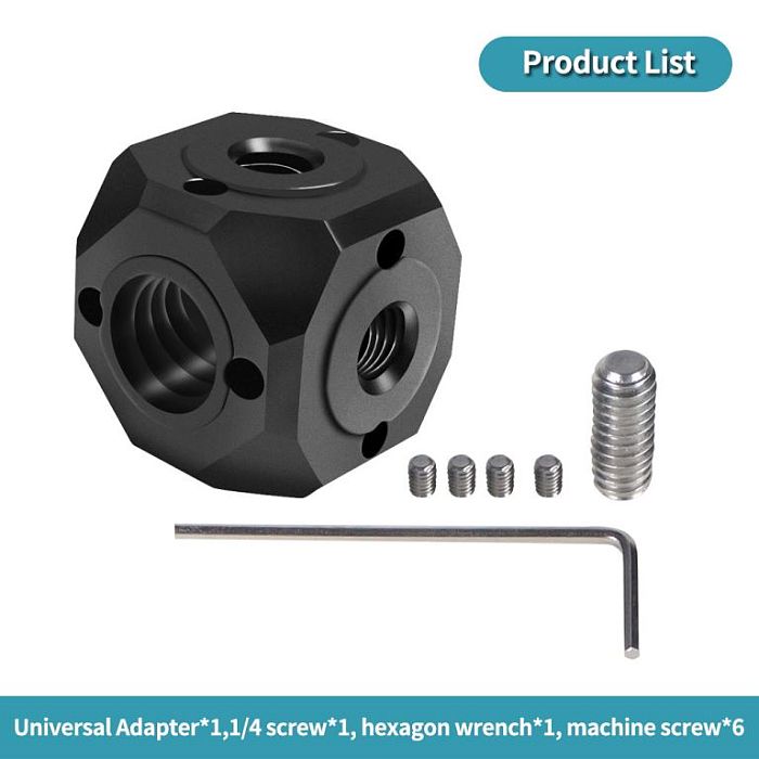 BGNing Monitor 1/4 Screw Hole Screw Mobile Holder Stand Mount for GOPRO13 DJI 360 sports camera accessories