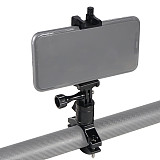 BGNING Aluminum Alloy Camera Phone Clip For Bicycle Holder Hot And Cold Shoe Extension Bracket For Universal Mobile Phones With Width Of 62~87mm