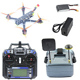 With FLYSKY Receiver+FLYSKY i6 Remote Control+Charger+Goggles
