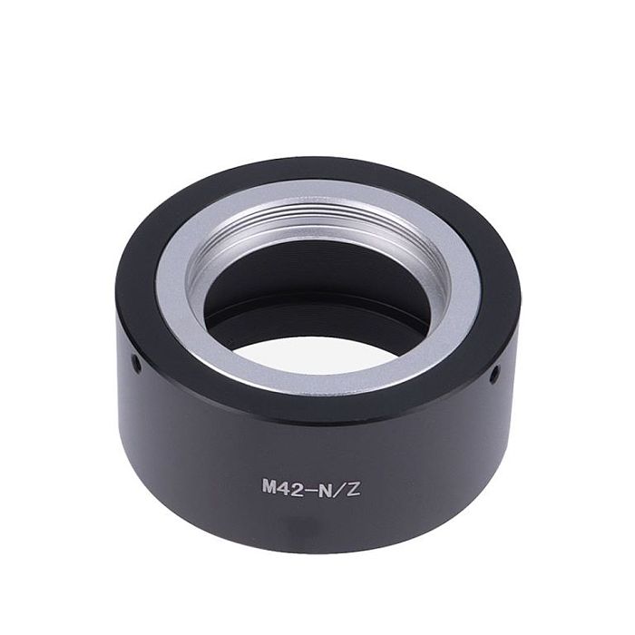 Aluminum alloy M42-N/Z lens adapter ring suitable for M42 eight feather strange Pan Taikang lens adapter Nikon Z6/Z7 micro-single