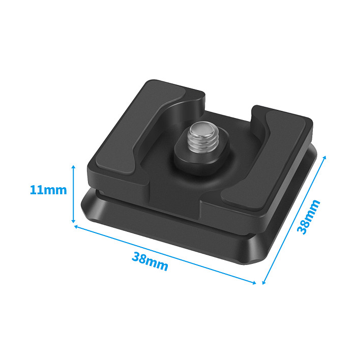 Aluminum Alloy SLR Camera 38mm Quick Release Plate with 1/4  Screw for Canon Nikon SLR Micro Single Camera