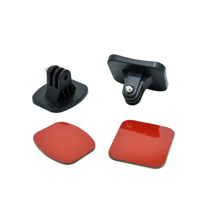 New Universal Mount For Gopro Flat Curved Helmet Base Flat Curved Bracket 