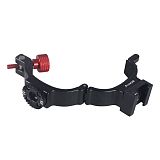 Aluminum alloy stabilizer expansion clip 360º adjustable double cold shoes for DJI Osmo2/3/4 stabilizer