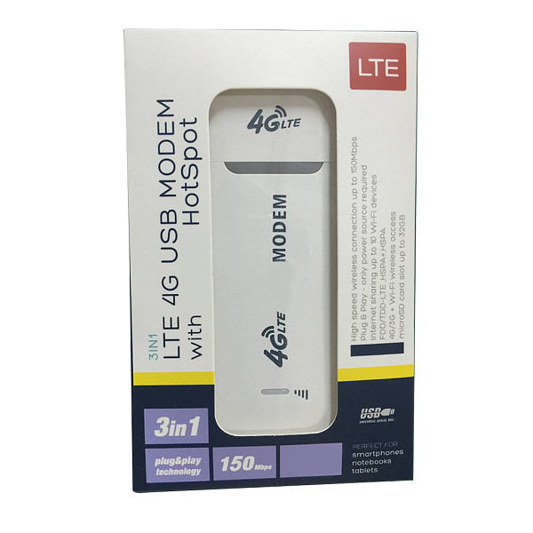 4G LTE Wireless USB Dongle Mobile Broadband 150Mbps Modem Stick Sim Card Wireless Router USB Modem Stick for Home Office