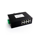 USR-SDR080 8 Port Network Switches 10/100Mbps Industrial Ethernet-unmanaged Switches Natural Heat Dissipation DIN-Rail Mounting