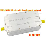 QBF-RF-PA-2.4G-10W 2.4-2.5GHz One-Way RF Power Amp Featuring 40DB Gain RF Power Amplifier
