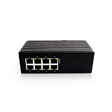 USR-SDR080 8 Port Network Switches 10/100Mbps Industrial Ethernet-unmanaged Switches Natural Heat Dissipation DIN-Rail Mounting