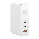 Baseus 120w PD type-c usb 3 port fast wall charger + 3ft cable for Samsung Galaxy