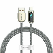 Baseus LED USB Type-c Charger Cable Fast Charge Lead Data Cable for Samsung LG
