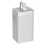 Baseus gan2 Pro 65w Stereo Fast Charger 2 Type-C + USB 3 Ports Power Adapter with Cable