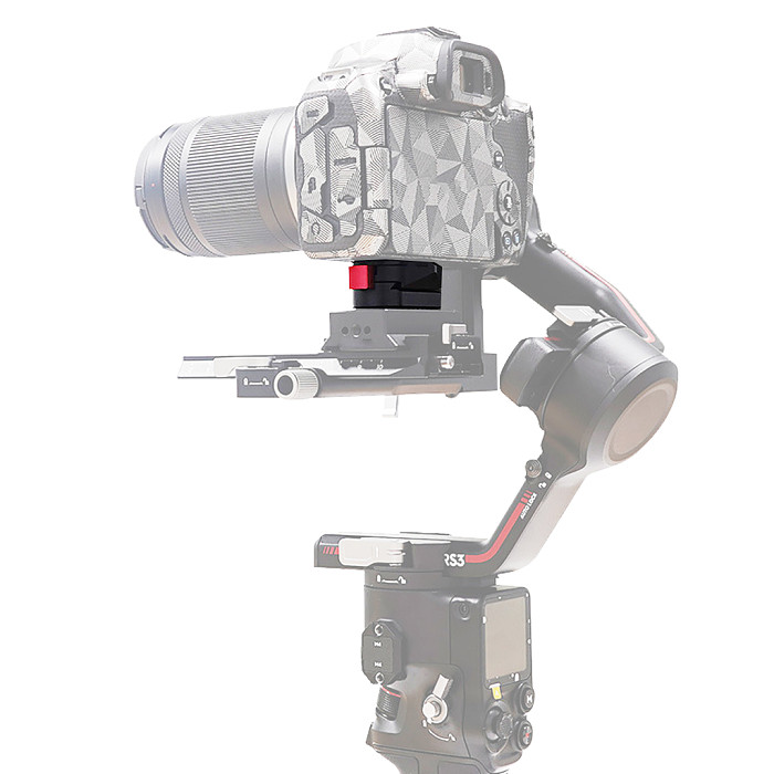 Quick Release Plate For Aluminum Alloy Mini Monitor Quick Release Plate Magic Arm Extension Accessories 1/4 Screw
