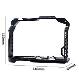 R7 Full Camera Cage Rig for Canon EOS R7 DSLR Camera Video Cold Shoe Mount 1/4  Arca Tripod Bracket Stabilizer Protective Frame