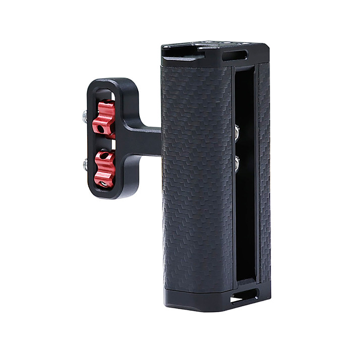Universal Camera Cage Side Handle for Sony Canon Nikon Camera Cage Handle Grip 1/4 Screw Cold Shoe for Micro Video Flash Light